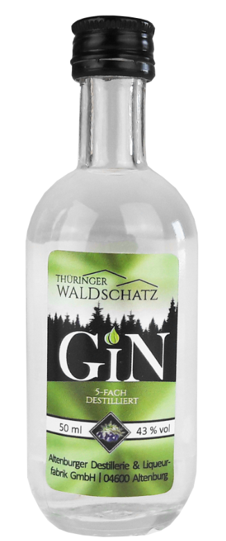 Thüringer Waldschatz Gin 43%vol. 0,05l